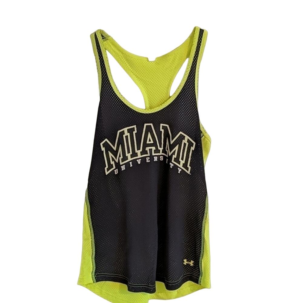 EUC Under Armour Miami University Mesh Tank, S